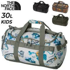 送料無料 ノースフェイス キッズ 子ども用 ボストンバッグ 30L | THE NORTH FACE ナイロンダッフル30量 アウトドアバッグ 手提げ ショルダー キャンプ 林間学校 旅行 子供 ブランド 無地 柄物 こども かばん バック ボストンバック ダ