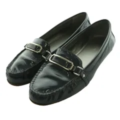 コーチ COACH ローファー モカシン 23.5cm ブラックオリーブ /SS ■OS