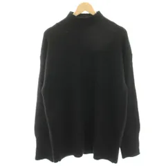 アーバンリサーチ URBAN RESEARCH ニット セーター ウール F 黒 ブラック ハイネック 長袖 無地 UR17-22T011 /HN