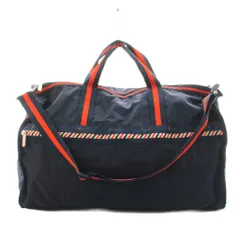 レスポートサック LesportSAC ボストンバッグ ハンドバッグ ショルダーバッグ 2way ナイロン 紺 ネイビー 赤 レッド /AN14