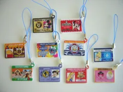 ♯Gwa13KZディズニーキャラクターIDカードストラップ10種