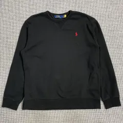 POLO RALPH LAUREN ブラック ポニー ロゴ スウェット