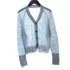 バンヤードストーム BARNYARDSTORM ニット カーディガン モヘヤ混 長袖 0 S グレー /AU