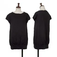 リミフゥLIMI feu コットンシャドードット貼り付けノースリーブトップス 黒S