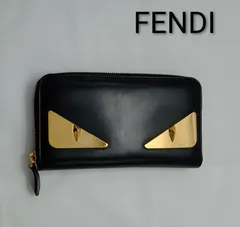 希少✨フェンディ 長財布 ラウンドファスナー モンスター バグズアイ 