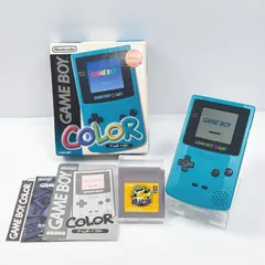 美品 ゲームボーイカラーブルー 動作確認済み ポケットモンスター ピカチュウ 電池交換済み付属 ポケモン Pokemon Nintendo Gameboy Color CGB-001 管理番号M1459