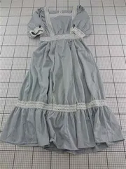 ◇ Θ スピンズ SPINNS SP1056 レース切替ワンピース ライトブルー系 レディース E  【1602040061448】