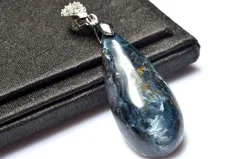 【１点物】美しいシャトヤンシー ピーターサイト　36x16mm　ドロップ ペンダントトップ パワーストーン 天然石 _PC9978