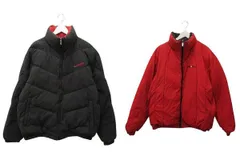 ECKO UNLTD リバーシブルジャケット エコー アンリミテッド 中綿 ジャケット L 赤 レッド ジップアップ ブルゾン アウター