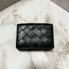 ボッテガヴェネタ マキシイントレチャート ミニ財布 三つ折り財布