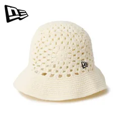 26春夏 ニューエラ NEW ERA メンズ レディース (ユニセックス) クロシェ ニットバケット オフホワイト 14744709 帽子 ハット
