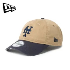 26春夏 ニューエラ NEW ERA メンズ レディース (ユニセックス) 9FORTY MLB アンストラクチャード Unstructured ニューヨーク・メッツ カーキネイビー 14744834 帽子 キャップ