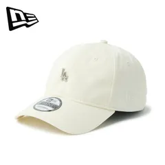 26春夏 ニューエラ NEW ERA メンズ レディース (ユニセックス) 9TWENTY Metal Logo Mini ロサンゼルス・ドジャース クロームホワイト 14745087 帽子 キャップ