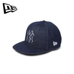 26春夏 ニューエラ NEW ERA キッズ Youth 9FIFTY Denim ニューヨーク・ヤンキース ネイビー 14746969 子供 帽子 キャップ