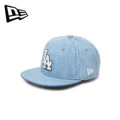 26春夏 ニューエラ NEW ERA キッズ Youth 9FIFTY Denim ロサンゼルス・ドジャース ネイビー 14746977 子供 帽子 キャップ