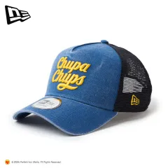 26春夏 ニューエラ NEW ERA メンズ レディース (ユニセックス) 9FORTY A-Frame トラッカー Chupa Chups チュッパチャプス イタリアンウォッシュ ネイビー 14863788 帽子 キャップ