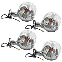 4個セット クリアレンズ とんがりウインカー ダックス シャリー カブ