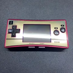 GAMEBOY micro ゲームボーイミクロ 本体のみ 簡易動作確認済み ファミコンカラー  20周年記念モデル マリオ　任天堂