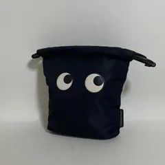 2602-111｜美品｜アニヤハインドマーチ アイズ ドローストリング ポーチ