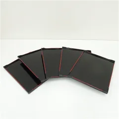 爪紅菓子盆5客（紙箱）  茶器 和食器 おしゃれ トレイ トレー 茶道 茶道具 骨董 アンティーク お盆 和菓子 干菓子 ksk