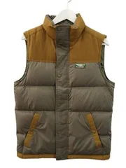 エルエルビーン L.L.BEAN マウンテン クラシック ダウンベスト 506063 ジップアップ S グレー系 バイカラー アウター