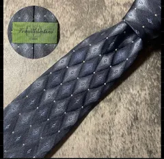 Flanco Valentino ネイビー シルク ネクタイ[MSE360]