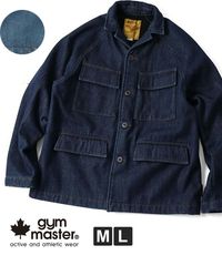 美品】Cushman クッシュマン デニムカバーオール 実寸M〜L相当 濃紺