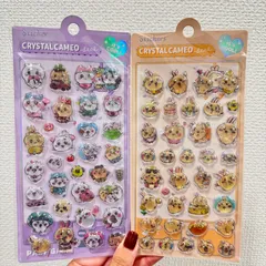 最新作 ちいかわ キャラクター ぷっくり立体シール 硬めタイプ 2枚セット B