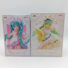初音ミク フィギュア Wonderland ラプンツェル 眠れる森の美女 2種セット タイトー TAITO ワンダーランド 親指姫 童話シリーズ プライズ まとめ売り【未開封】G-3-4