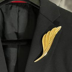 貴重□新品【 DIOR ディオールオム 】エディスリマン期フェザーバッジ 