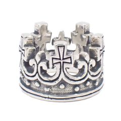 ♡ROYAL ORDER シルバー925 王冠 クラウン リング♡ - メルカリ