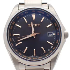 SEIKO セイコー セレクション ソーラー電波 メンズ 腕時計 チタン 黒文字盤 SBTM293 / 7B72-0AA0【いおき質店】管理2