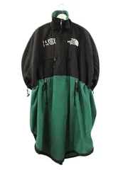 ザノースフェイス THE NORTH FACE × MM6 DENALI サークルフリースワンピース S62CT0106 S グリーン ロング トップス ☆AA★