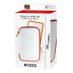 【中古】「非常に良い」（2DS LL対応）スリムハードポーチ for Newニンテンドー2DS LL ホワイト×オレンジ
