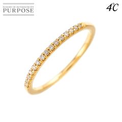 4℃ ヨンドシー ダイヤリング 0.12ct 12号 - メルカリ