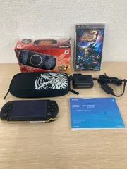 ￥３【ジャンク品】PSP プレイステーション・ポータブル 特別限定モデル モンスターハンターポータブル 3rd ハンターズモデル PSP-3000MHB【ゲーム機本体】【2】