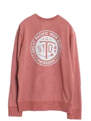 【お得なクーポン配布中!】 パタゴニア 両面 プリント クルーネック スウェット メンズ M 15年製 アウトドア グラフィック 長袖 Tシャツ ロンT カットソー 裏起毛なし