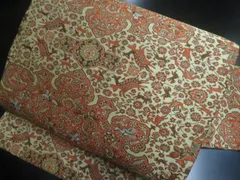 a2510-19 名古屋帯 九寸 美品 正絹 着物 名古屋仕立て 全通