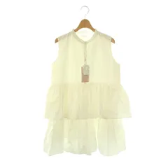 ダーリッチ Darich ボリュームフリルワンピース ミニ ノースリーブ F ホワイト /DO ■OS