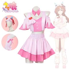 ウマ娘／めにしゅき♡ラッシュっしゅ！ピンクSサイズ／コスプレ衣装 期間限定】ウマ娘 めにしゅき♡ラッシュっしゅ！ピンク コスプレ 7点