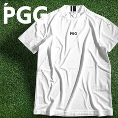 PGG by PEARLY GATES ピージージー パーリーゲイツ ゴルフ 吸水速乾 裏ハニカム ストレッチ モックネック 半袖 カットソー インナーシャツ ゴルフウェア 268-2267601 定価1.3万 ホワイト▲015▼50808w01