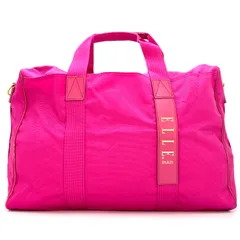 ELLE エルハンド バッグ ショルダー ドラム型 ミニボストン ピンクGB287のサムネイル