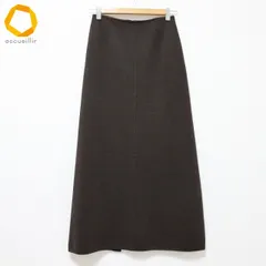 ミスアシダ missashida ニット スカート ロング ダークブラウン系 スリット レディース [a989449]のサムネイル