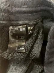 【UNIQLO】ヒートテック ボアスウェットパンツ ブラック S