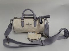 coach シグネチャー ミニボストンバッグ 2way CB874 ラベンダー - メルカリ