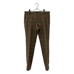 dries van noten グレンチェック ワイドパンツ スラックス 48 - メルカリ