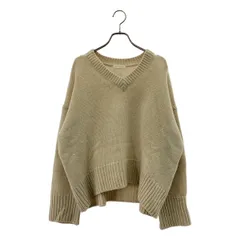 GALERIE VIE / ギャルリーヴィー | ファインウール Vネックプルオーバー ニット | S | アイボリー | レディース