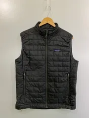 【中古品】patagonia パタゴニア NANOPUFF VEST BLACK 84242 17年製 ナノ パフ ベスト メンズ 【144-260227-em-02-min】