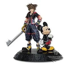 【中古】（非常に良い）一番くじ KINGDOM HEARTS A賞 ソラ＆ミッキースタチュー フィギュア