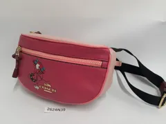 【2624N39】 汚れあり COACH コーチ DISNEY コラボ ミッキー ボディバッグ ウエストポーチ スケートボード 中古